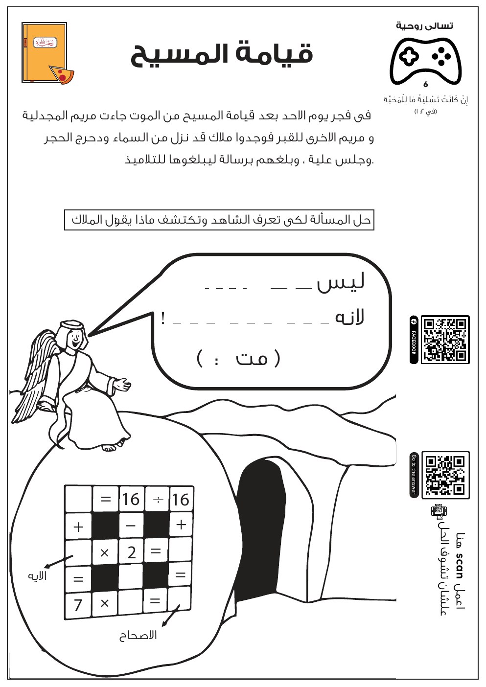 معاينة قيامة المسيح